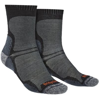 Bridgedale Herren Merino Wolle Wandersocken - Schwarz - UK 12-15 Bridgedale Herren Merino Wolle Wandersocken - Schwarz - UK 12-15