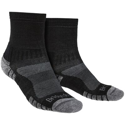 Bridgedale - Herren Wandern Leichtgewicht Merino Socken - Schwarz / Silber Schwarz EU 46 - 48 Bridgedale - Herren Wandern Leichtgewicht Merino Socken - Schwarz / Silber Schwarz EU 46 - 48