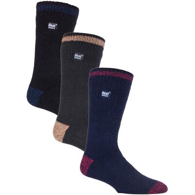 HEAT HOLDERS - 3er-Pack Multipack Herren Isolierte Thermosocken für den Winter - Block Twist Mehrfarben EU 39 - 45 HEAT HOLDERS - 3er-Pack Multipack Herren Isolierte Thermosocken für den Winter - Block Twist Mehrfarben EU 39 - 45
