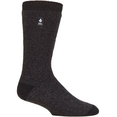 Heat Holders Wärmehalter - Herren extra dicke Thermosocken für den Winter Warme flauschige Fleece isolierte Socken Geschenke für Männer - Charcoal / Mid Grey Heel & Toe (Berlin) Grau EU 39 - 45 Heat Holders Wärmehalter - Herren extra dicke Thermosocken für den Winter Warme flauschige Fleece isolierte Socken Geschenke für Männer - Charcoal / Mid Grey Heel & Toe (Berlin) Grau EU 39 - 45