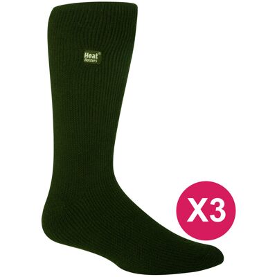 HEAT HOLDERS - 3er-Pack Multipack Herren Isolierte Thermosocken für den Winter Grün EU 39 - 45 HEAT HOLDERS - 3er-Pack Multipack Herren Isolierte Thermosocken für den Winter Grün EU 39 - 45