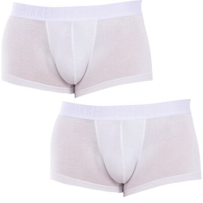Bikkembergs Pack-2 Boxer Mode Bambus BKK1UTR03BI Mann Weiß M Bikkembergs Pack-2 Boxer Mode Bambus BKK1UTR03BI Mann Weiß M
