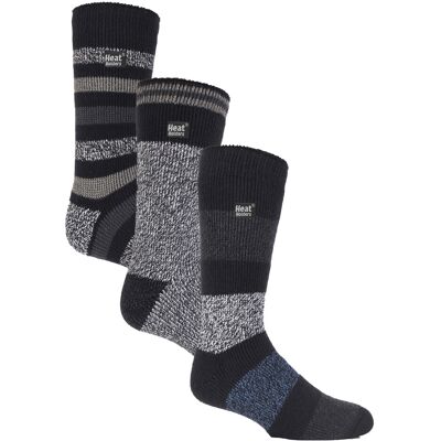 HEAT HOLDERS - 3er Pack Multipack Herren Thermosocken für den Winter - Block Stripe Mehrfarben EU 39 - 45 HEAT HOLDERS - 3er Pack Multipack Herren Thermosocken für den Winter - Block Stripe Mehrfarben EU 39 - 45