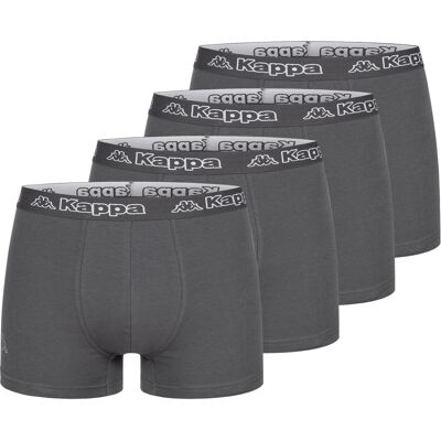 Kappa 4er Set Boxershorts in Anthrazit Dunkelgrau L Kappa 4er Set Boxershorts in Anthrazit Dunkelgrau L