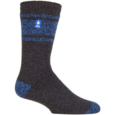 Heat Holders Wärmehalter - Herren extra dicke Thermosocken für den Winter Warme flauschige Fleece isolierte Socken Geschenke für Männer - Charcoal / Blau (Athen) Grau EU 39 - 45 Heat Holders Wärmehalter - Herren extra dicke Thermosocken für den Winter Warme flauschige Fleece isolierte Socken Geschenke für Männer - Charcoal / Blau (Athen) Grau EU 39 - 45