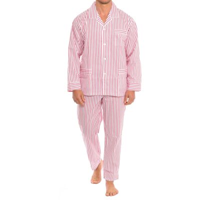 Kisses&Love Herren Langarmhemd Schlafanzug KL30194 Weiß S Kisses&Love Herren Langarmhemd Schlafanzug KL30194 Weiß S
