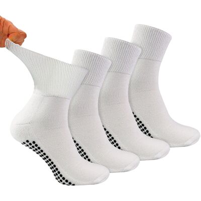 Dr.Socks Bambus-Diabetikersocken - 4er-Pack Kurze Grips Dr.Socks Bambus-Diabetikersocken - 4er-Pack Kurze Grips