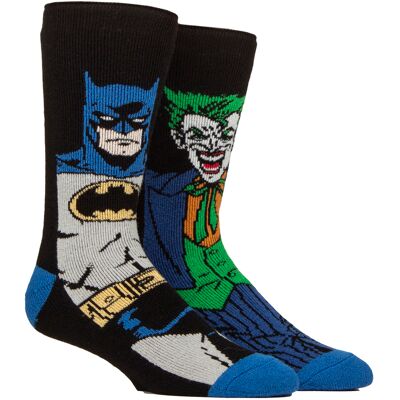 Heat Holders Herren Thermo Batman Joker Muster Socken Schwarz EU 39 - 45 Heat Holders Herren Thermo Batman Joker Muster Socken Schwarz EU 39 - 45