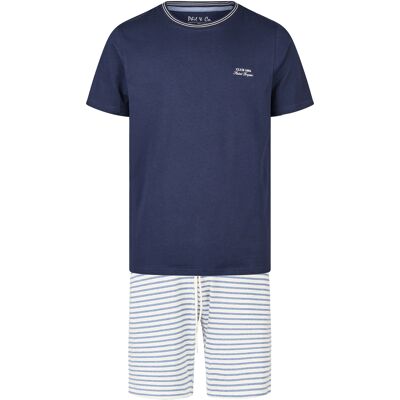 Phil & Co. Berlin Pyjama Shorty Dunkelblau XL Phil & Co. Berlin Pyjama Shorty Dunkelblau XL