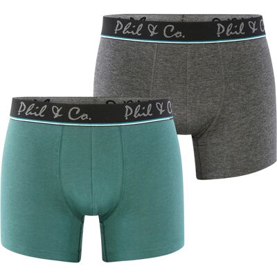 Phil & Co. Berlin Retro Pants 2-Pack Jersey Mehrfarben L Phil & Co. Berlin Retro Pants 2-Pack Jersey Mehrfarben L