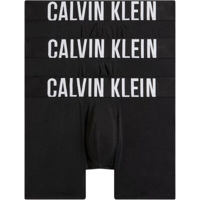 Calvin Klein Herren Unterwäsche 3er-Pack Boxershorts Intense Power Comfort Baumwolle Schwarz L Calvin Klein Herren Unterwäsche 3er-Pack Boxershorts Intense Power Comfort Baumwolle Schwarz L