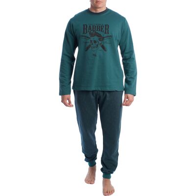 Kisses&Love Männer Winter Plüsch Baumwolle Pyjamas KLP6 Grün XL Kisses&Love Männer Winter Plüsch Baumwolle Pyjamas KLP6 Grün XL