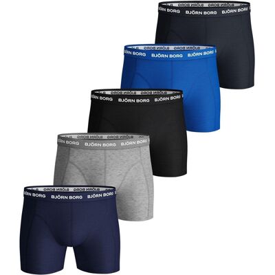 Bjorn Borg Björn Borg 5-Pack Boxers Blau Blau 2XL Bjorn Borg Björn Borg 5-Pack Boxers Blau Blau 2XL