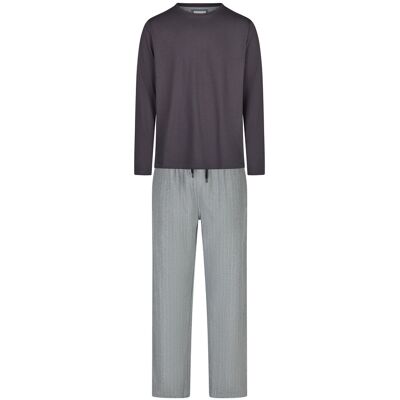 Phil & Co. Berlin Herren Pyjama Flanell Schlafanzug, Pyjama Set, Nachtwäsche Grau M Phil & Co. Berlin Herren Pyjama Flanell Schlafanzug, Pyjama Set, Nachtwäsche Grau M