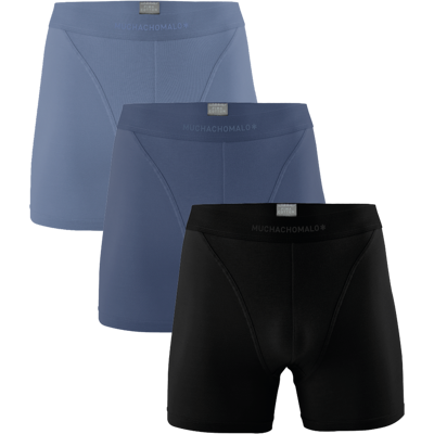 Muchachomalo Herren Bambus Boxer Shorts - 3er Pack - Herren Unterwäsche Mehrfarben S Muchachomalo Herren Bambus Boxer Shorts - 3er Pack - Herren Unterwäsche Mehrfarben S