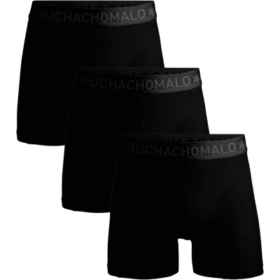 Muchachomalo Boxershorts aus Baumwoll-Modal für Herren – 3er-Pack – Herrenunterwäsch Schwarz L Muchachomalo Boxershorts aus Baumwoll-Modal für Herren – 3er-Pack – Herrenunterwäsch Schwarz L