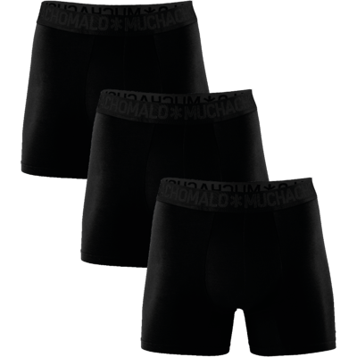 Muchachomalo Herren Bambus Boxer Shorts - 3er Pack - Herren Unterwäsche Schwarz L Muchachomalo Herren Bambus Boxer Shorts - 3er Pack - Herren Unterwäsche Schwarz L