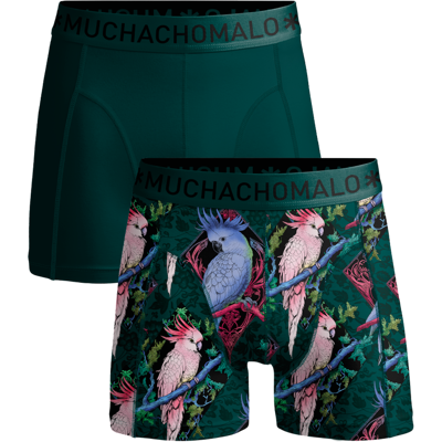 Muchachomalo Boxershorts aus Baumwoll-Modal für Herren – 2er-Pack – Herrenunterwäsch Mehrfarben M Muchachomalo Boxershorts aus Baumwoll-Modal für Herren – 2er-Pack – Herrenunterwäsch Mehrfarben M