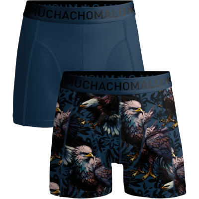 Muchachomalo Boxershorts aus Baumwoll-Modal für Herren – 2er-Pack – Herrenunterwäsch Mehrfarben M Muchachomalo Boxershorts aus Baumwoll-Modal für Herren – 2er-Pack – Herrenunterwäsch Mehrfarben M