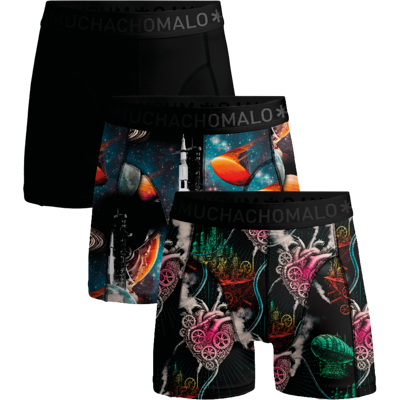 Muchachomalo Boxershorts, 3er-Pack, Herrenunterwäsche - Mehrfarbig Mehrfarbig 2XL Muchachomalo Boxershorts, 3er-Pack, Herrenunterwäsche - Mehrfarbig Mehrfarbig 2XL