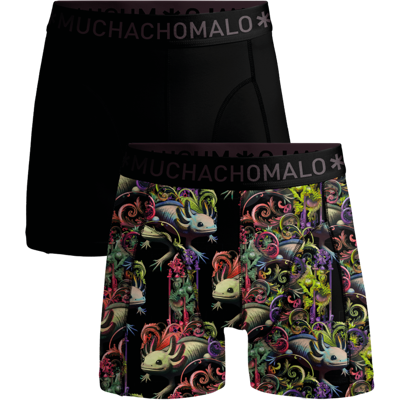 Muchachomalo Boxershorts aus Baumwoll-Modal für Herren – 2er-Pack – Herrenunterwäsch Mehrfarben M Muchachomalo Boxershorts aus Baumwoll-Modal für Herren – 2er-Pack – Herrenunterwäsch Mehrfarben M