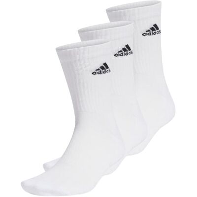 Adidas Herren gepolsterte Crew-Socken, 3er-Pack Weiß Adidas Herren gepolsterte Crew-Socken, 3er-Pack Weiß