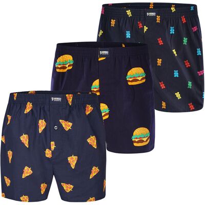 Happy Shorts Herren Boxer MotiveBoxershorts, Unterhose, Boxerbriefs Dunkelblau 2XL Happy Shorts Herren Boxer MotiveBoxershorts, Unterhose, Boxerbriefs Dunkelblau 2XL