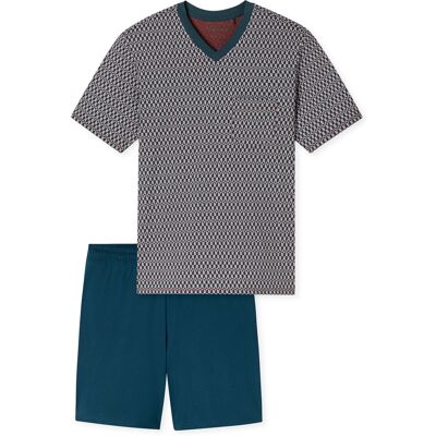Schiesser Herren Pyjama ComfortSchlafanzug, Pyjama Set, Nachtwäsche Mehrfarben EU50 Schiesser Herren Pyjama ComfortSchlafanzug, Pyjama Set, Nachtwäsche Mehrfarben EU50