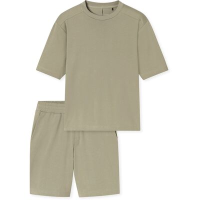 Schiesser Herren Pyjama ModernSchlafanzug, Pyjama Set, Nachtwäsche Khaki EU50 Schiesser Herren Pyjama ModernSchlafanzug, Pyjama Set, Nachtwäsche Khaki EU50