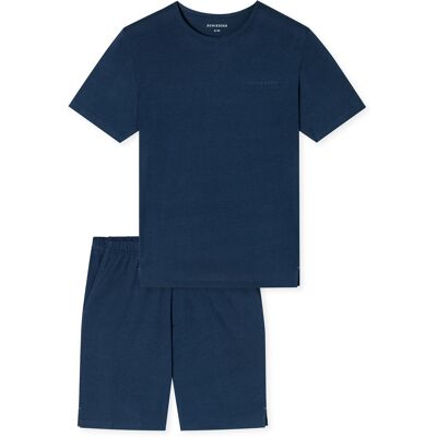 Schiesser Herren Pyjama Modern BondedSchlafanzug, Pyjama Set, Nachtwäsche Dunkelblau EU 52 Schiesser Herren Pyjama Modern BondedSchlafanzug, Pyjama Set, Nachtwäsche Dunkelblau EU 52