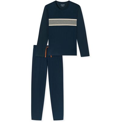 Schiesser Herren Pyjama CasualSchlafanzug, Pyjama Set, Nachtwäsche Blau EU 54 Schiesser Herren Pyjama CasualSchlafanzug, Pyjama Set, Nachtwäsche Blau EU 54