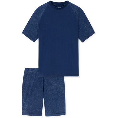 Schiesser Herren Pyjama Modern EssentialsSchlafanzug, Pyjama Set, Nachtwäsche Blau EU 54 Schiesser Herren Pyjama Modern EssentialsSchlafanzug, Pyjama Set, Nachtwäsche Blau EU 54
