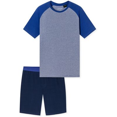 Schiesser Herren Pyjama 955Schlafanzug, Pyjama Set, Nachtwäsche Blau EU 54 Schiesser Herren Pyjama 955Schlafanzug, Pyjama Set, Nachtwäsche Blau EU 54