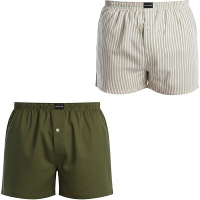 Abanderado 2er-Pack Herren Essentials Baumwoll-Boxershorts mit Öffnung AADXY Mehrfarben XL Abanderado 2er-Pack Herren Essentials Baumwoll-Boxershorts mit Öffnung AADXY Mehrfarben XL
