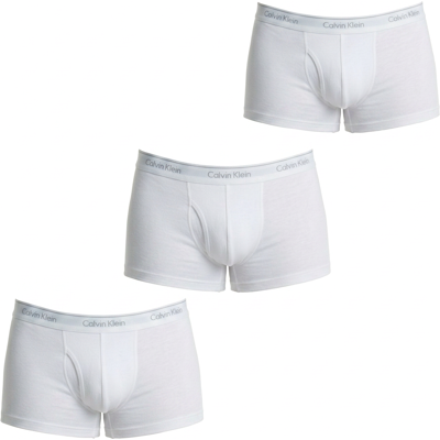 Calvin Klein Pack 3 Herren Boxer Baumwolle Klassiker NB4002A Weiß M Calvin Klein Pack 3 Herren Boxer Baumwolle Klassiker NB4002A Weiß M