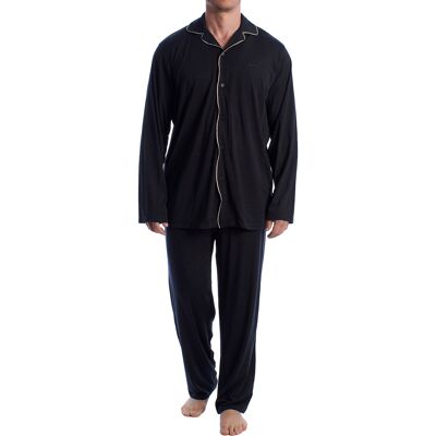 Boss Herren Langarm-Thermoregulierende Pyjamas 50550554 Blau XL Boss Herren Langarm-Thermoregulierende Pyjamas 50550554 Blau XL