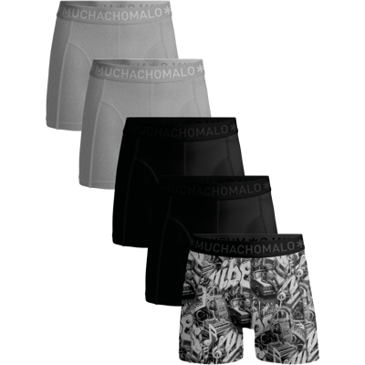 Muchachomalo Herren Boxershorts – 5er-Pack – Herren Unterhosen Mehrfarbig L Muchachomalo Herren Boxershorts – 5er-Pack – Herren Unterhosen Mehrfarbig L