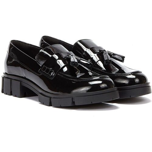 Clarks Teala Lackleder Damen Loafers Schwarz EU 39/UK 6