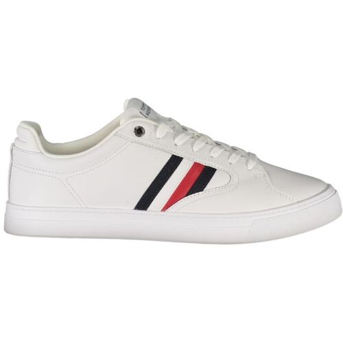 Tommy Hilfiger Bianco Leder Herren Sneaker Weiß EU44