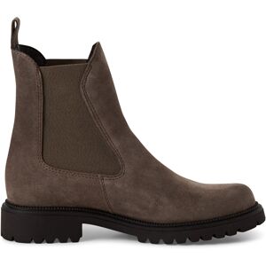 Tamaris Damen Taupe Braun Leder Klassische Hohe Chelsea Stiefeletten Taupe EU41 Tamaris Damen Taupe Braun Leder Klassische Hohe Chelsea Stiefeletten Taupe EU41