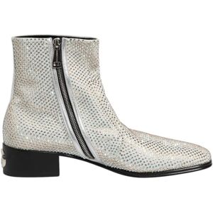 Dolce & Gabbana Strass-Stiefeletten Weiß US 39 Dolce & Gabbana Strass-Stiefeletten Weiß US 39