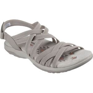 Skechers Reggae Slim - Sommerurlaub Polyester Damen Sandalen in Taupe Taupe EU 36 / UK 3 Skechers Reggae Slim - Sommerurlaub Polyester Damen Sandalen in Taupe Taupe EU 36 / UK 3