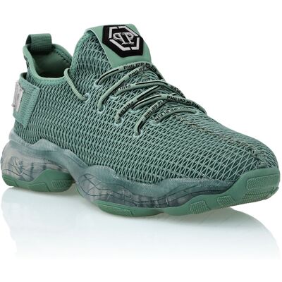 Philipp Plein Runner Sneaker Hyper Shock Grün EU 37 Philipp Plein Runner Sneaker Hyper Shock Grün EU 37