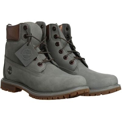 Timberland 6-Zoll Premium wasserdichte Damenstiefel in Grau Grau EU 37,5 / UK 4,5 Timberland 6-Zoll Premium wasserdichte Damenstiefel in Grau Grau EU 37,5 / UK 4,5