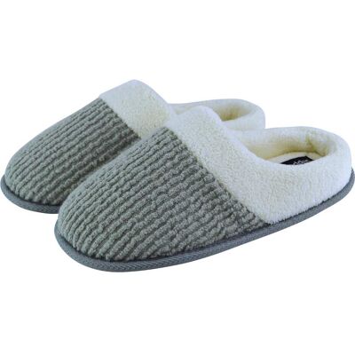 Slipper Snob Damen-Slipper mit weicher, gepolsterter Sohle Grau EU 37 / UK 4 Slipper Snob Damen-Slipper mit weicher, gepolsterter Sohle Grau EU 37 / UK 4
