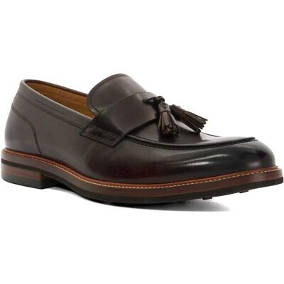 Dune London Dune Shaw Herren Slipper Aus Braunem Leder Braun EU 44.5 / UK 10 Dune London Dune Shaw Herren Slipper Aus Braunem Leder Braun EU 44.5 / UK 10
