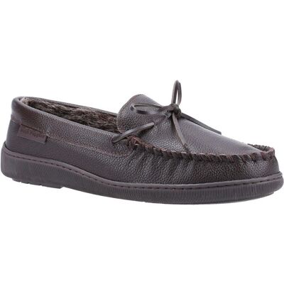 Hush Puppies Herren Ace Leder Hausschuhe (Braun) Braun EU 44.5 / UK 10 Hush Puppies Herren Ace Leder Hausschuhe (Braun) Braun EU 44.5 / UK 10