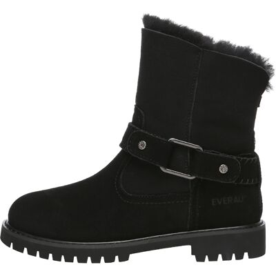 EverAU Australia EVER AU Damen Fasan Mid Calf Fashion Stiefel - Schwarz Schwarz EU 37 / UK 4 EverAU Australia EVER AU Damen Fasan Mid Calf Fashion Stiefel - Schwarz Schwarz EU 37 / UK 4