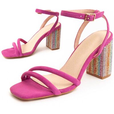 Montevita Absatzsandale Sanndarey7 in Fuchsia Fuchsie US 39 Montevita Absatzsandale Sanndarey7 in Fuchsia Fuchsie US 39