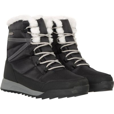 Mountain Warehouse Womens/Ladies Leisure II Schneestiefel (Jet Black/White) Schwarz-Weiss EU 42 / UK 8 Mountain Warehouse Womens/Ladies Leisure II Schneestiefel (Jet Black/White) Schwarz-Weiss EU 42 / UK 8
